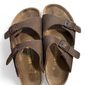 Birkenstock Kids Dark Brown Sandals
